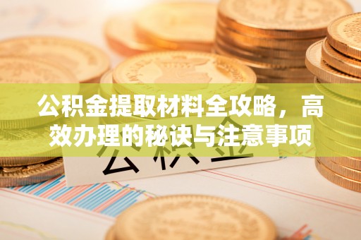 荔浦公积金提取材料全攻略，高效办理的秘诀与注意事项