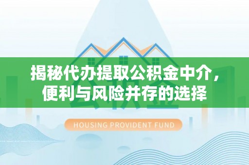荔浦揭秘代办提取公积金中介，便利与风险并存的选择