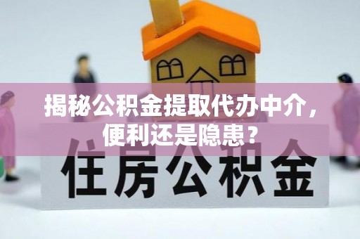 荔浦揭秘公积金提取代办中介，便利还是隐患？