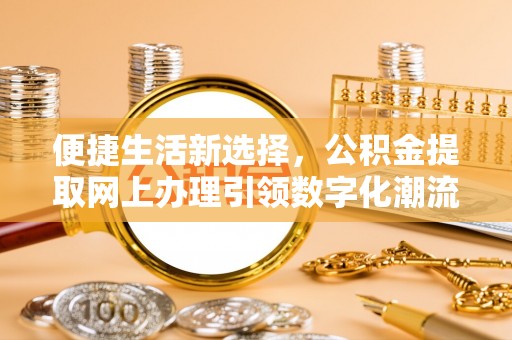 荔浦便捷生活新选择，公积金提取网上办理引领数字化潮流