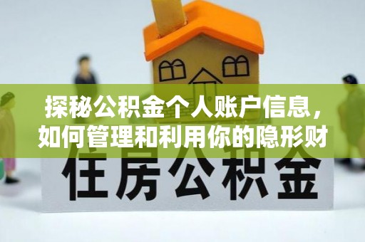荔浦探秘公积金个人账户信息，如何管理和利用你的隐形财富