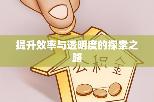荔浦提升效率与透明度的探索之路