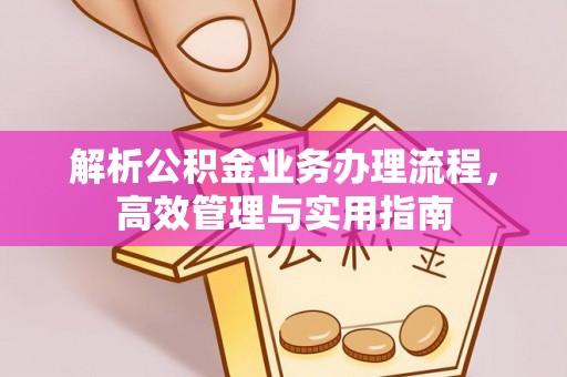 荔浦解析公积金业务办理流程，高效管理与实用指南