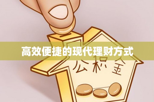 荔浦高效便捷的现代理财方式