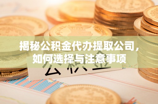 荔浦揭秘公积金代办提取公司，如何选择与注意事项