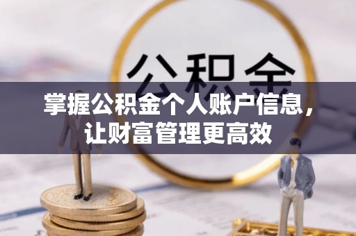 荔浦掌握公积金个人账户信息，让财富管理更高效