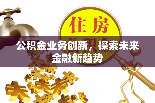 荔浦公积金业务创新，探索未来金融新趋势