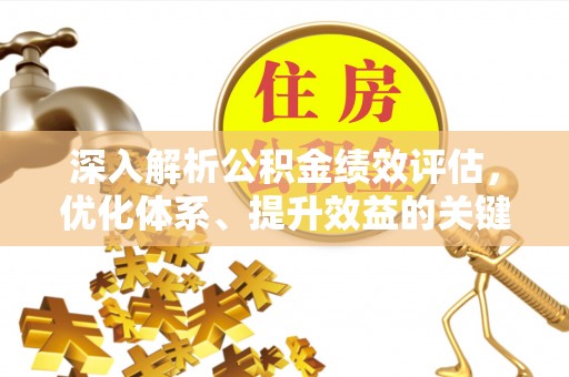 荔浦深入解析公积金绩效评估，优化体系、提升效益的关键路径