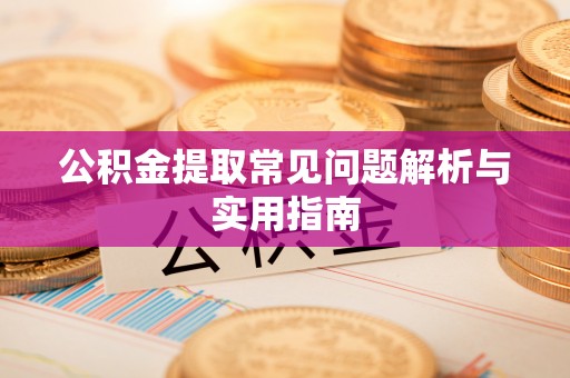 荔浦公积金提取常见问题解析与实用指南