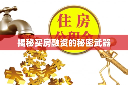 荔浦揭秘买房融资的秘密武器
