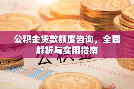 荔浦公积金贷款额度咨询，全面解析与实用指南