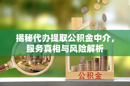 荔浦揭秘代办提取公积金中介，服务真相与风险解析