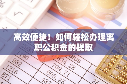 荔浦高效便捷！如何轻松办理离职公积金的提取