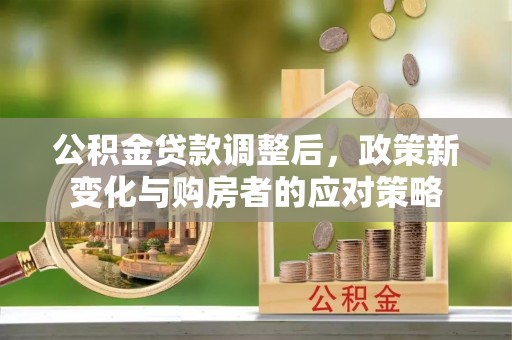 荔浦公积金贷款调整后，政策新变化与购房者的应对策略