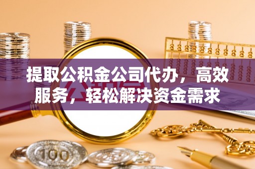 荔浦提取公积金公司代办，高效服务，轻松解决资金需求